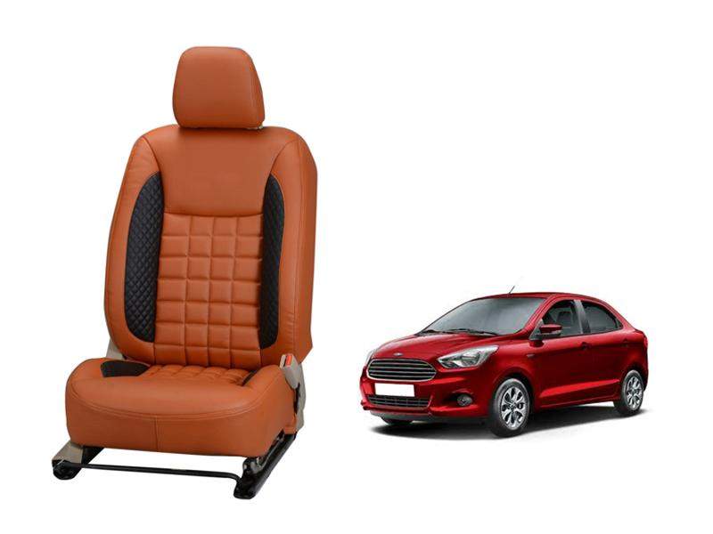 Ford Figo Aspire Nappa Leather Seat Cover - Prizm Design | DriveStylish