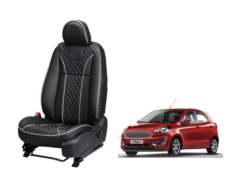 Ford Figo Art Leather Seat Cover - Moon Design