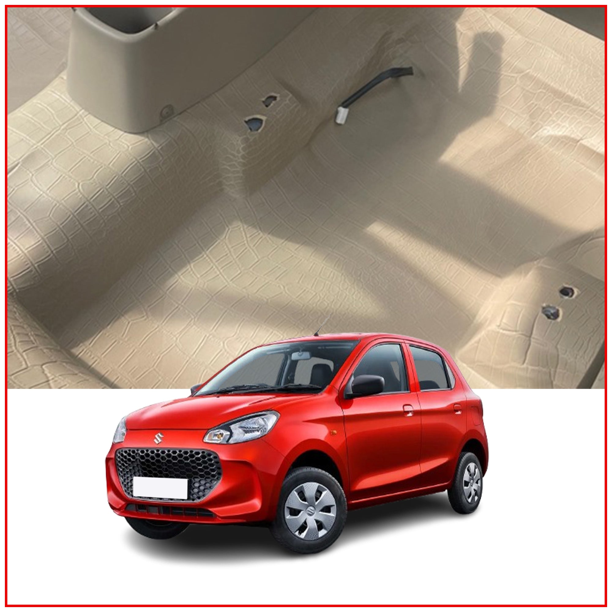 Floor Lamination For Alto 22 | Carpet Roll | PU Sheet With Anti-Skid Texture