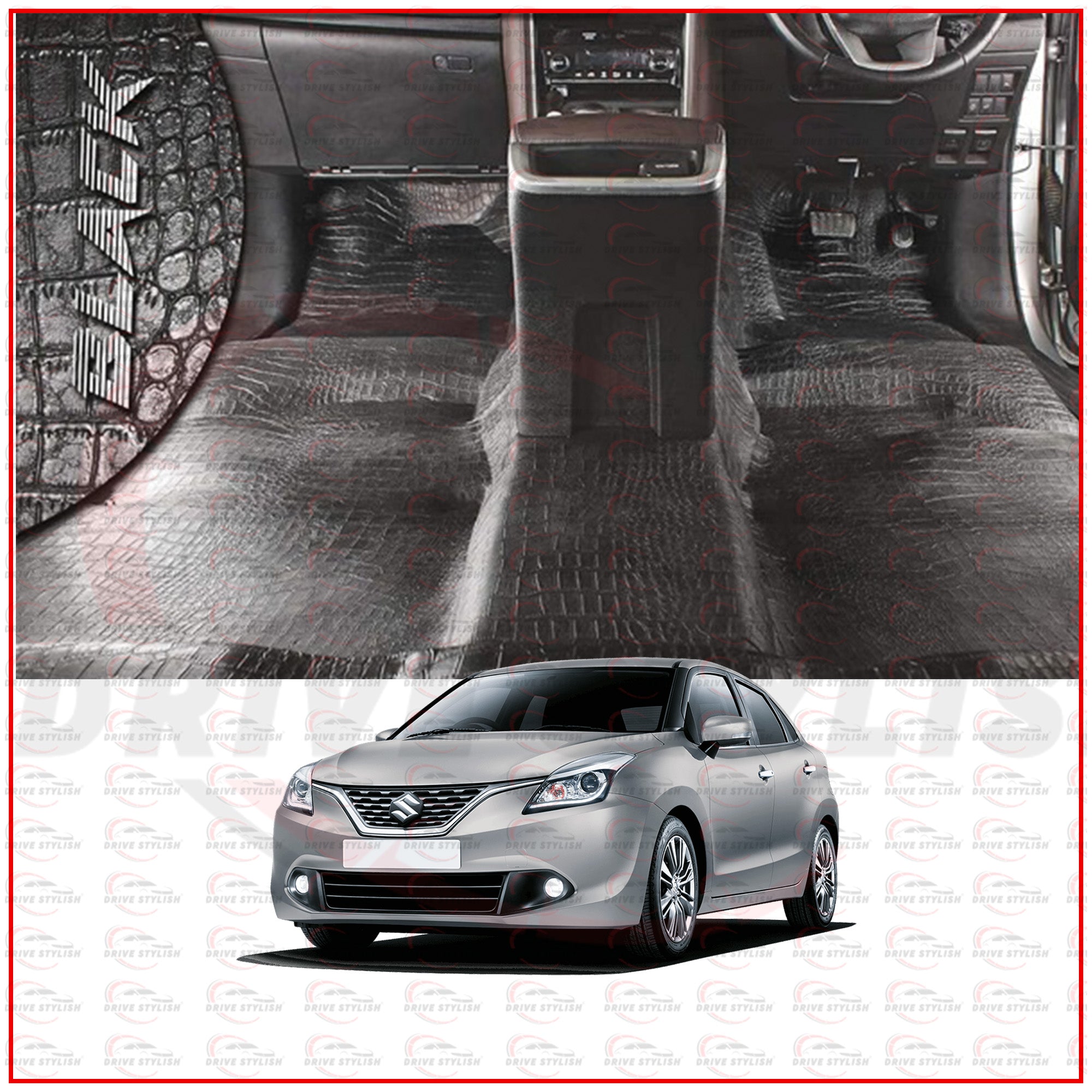 Floor Lamination For Baleno | Carpet Roll | PU Sheet With Anti-Skid Texture