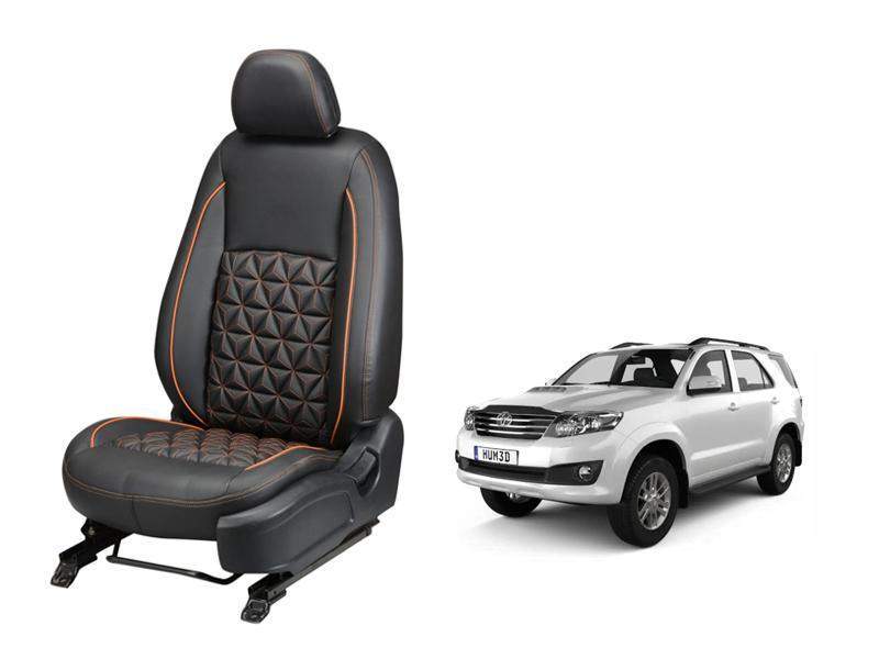 Toyota Fortuner 2012 Diamond Series 3D Custom Nappa Leather Car Seat Covers