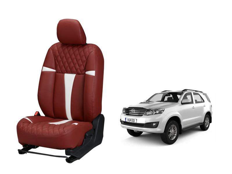 Toyota Fortuner 2012 Racing series 3D Custom art leather car seat covers