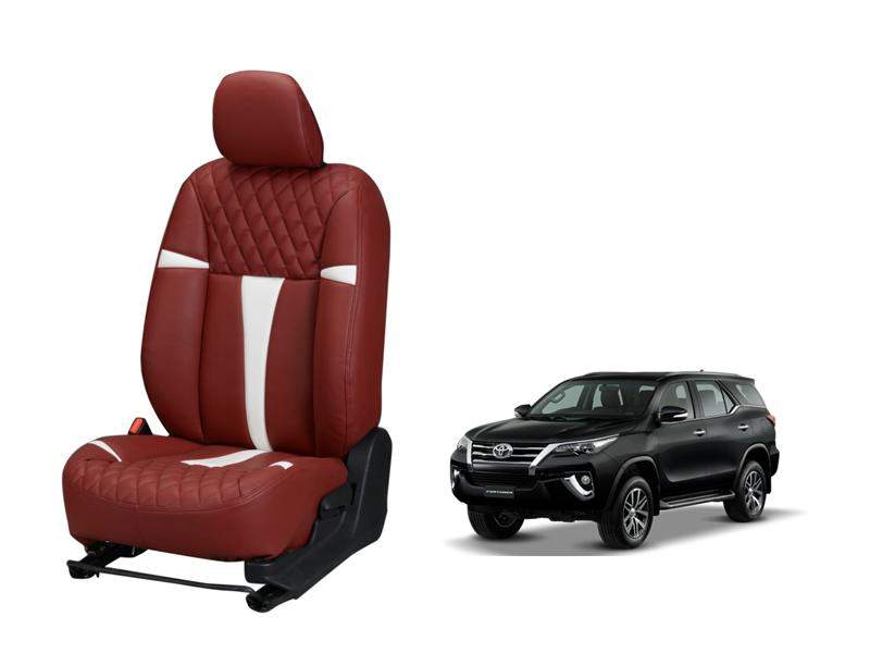 Toyota Fortuner 2016 Racing series 3D Custom art leather car seat covers