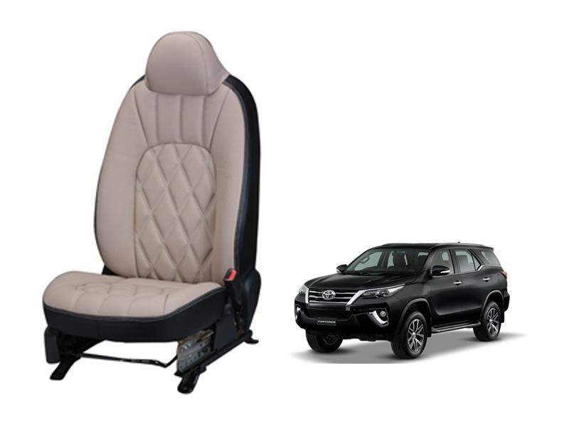 Toyota Fortuner 2016 Threading SERIES 3D CUSTOM ART LEATHER CAR SEAT COVERS