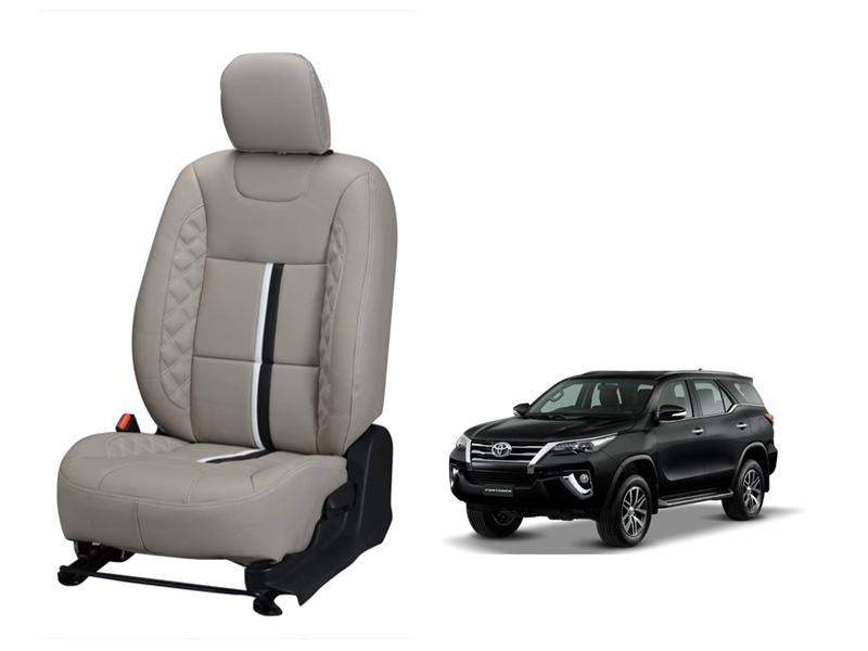 Toyota Fortuner 2016 Trace Series 3D Custom Nappa Leather Car Seat Covers