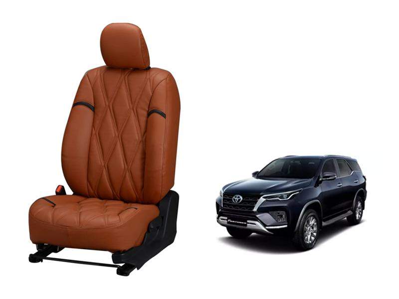 Toyota Fortuner 2021 Kite Series 3D Custom Nappa Leather Car Seat Covers