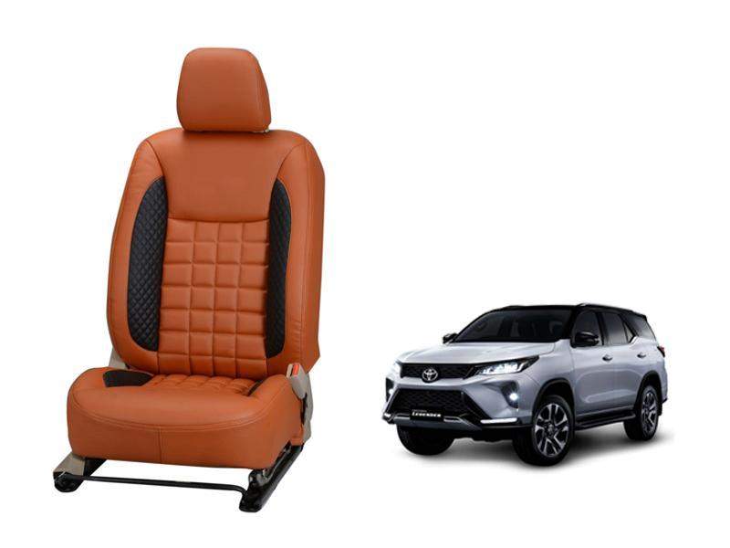 Toyota Fortuner Legender Nappa Leather Seat Cover - Prizm Design