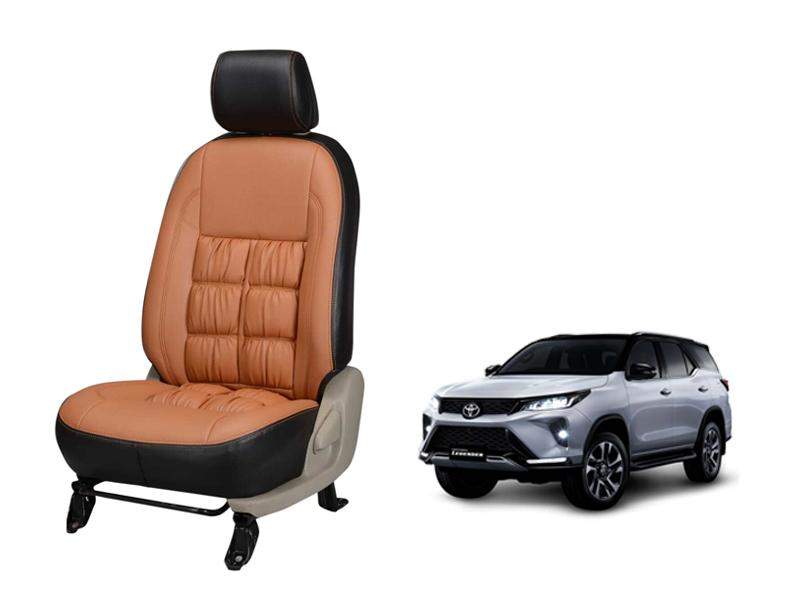 Toyota Fortuner Legender Stallion Leather Seat Cover - Comfort Series