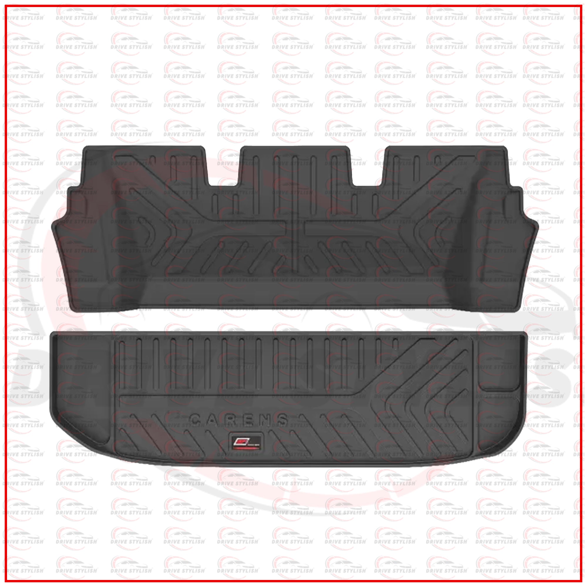 GFX LifeLong Floor Mats for 2025 Kia Carens Clavis || With Boot/Trunk Mat