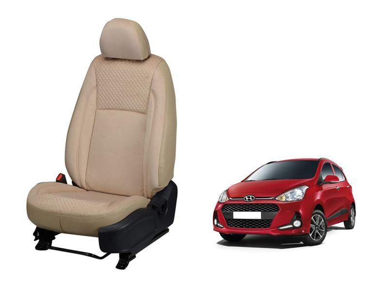 Hyundai Grand i-10 Full Bucket Seat Cover - Velvet Series