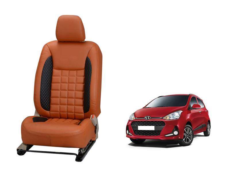 Hyundai Grand i-10 Nappa Leather Seat Cover - Prizm Design