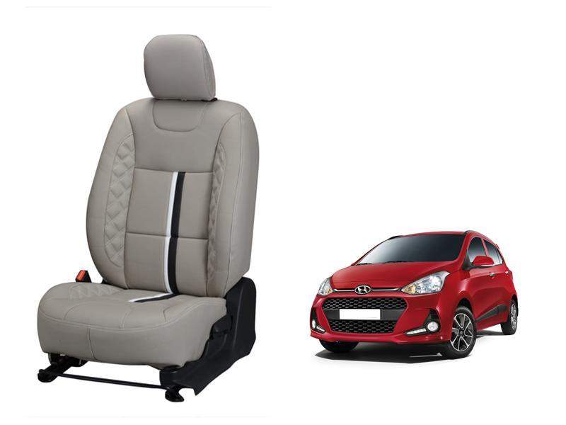 Hyundai Grand i-10 Nappa Leather Seat Cover - Center Line Design