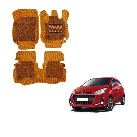 Hyundai Grand i-10 Illustrious 7D Mat Carpet - Tan Colour