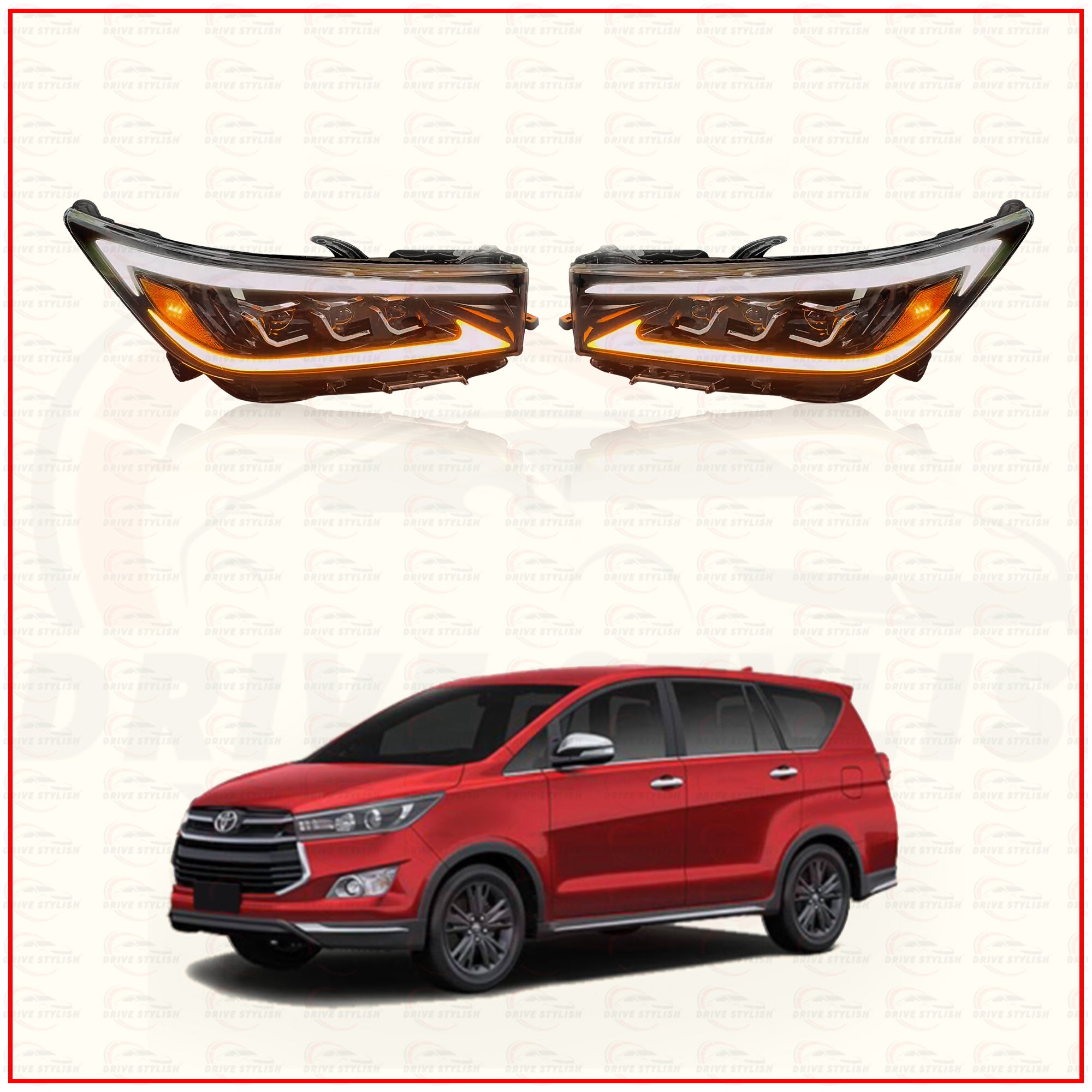 Headlight for Innova Crysta || Lexus Style 