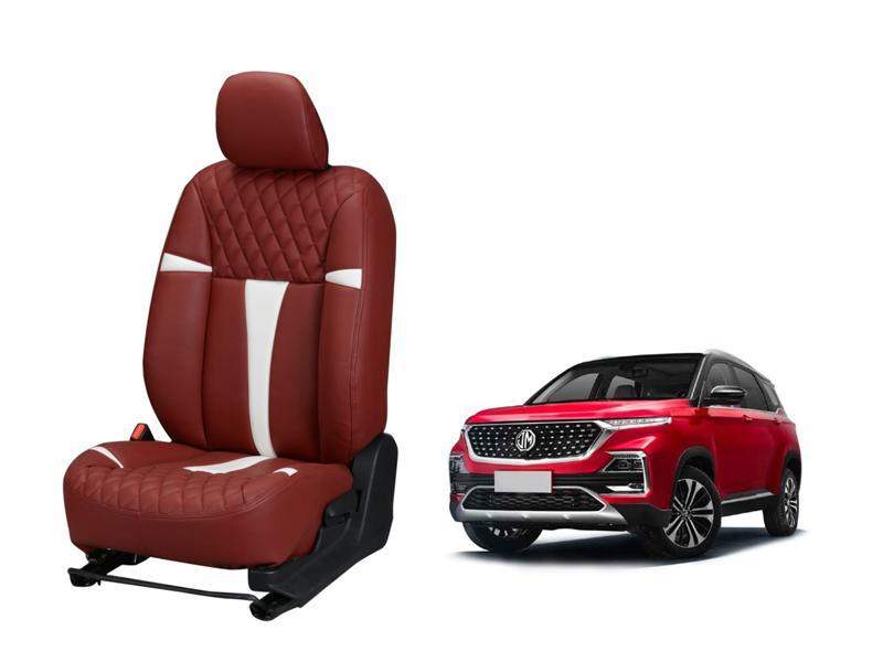 MG Hector Racing series 3D Custom art leather car seat covers