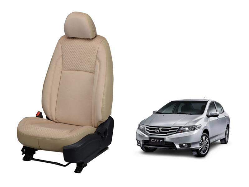 Honda City i-VTEC (2010) Full Bucket Seat Cover - Velvet Series