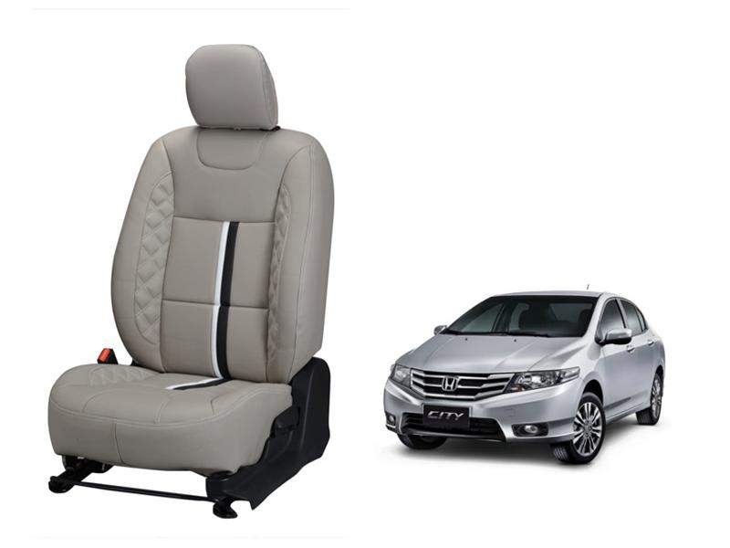 Honda City i-VTEC (2010) Nappa Leather Seat Cover - Center Line Design