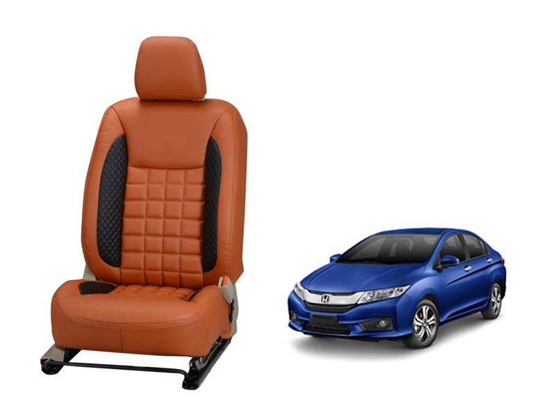 Honda City (2017) Nappa Leather Seat Cover - Prizm Design