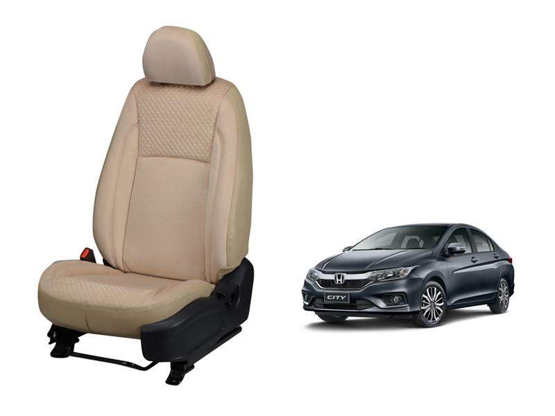 Honda City (2017) Full Bucket Seat Cover - Velvet Series