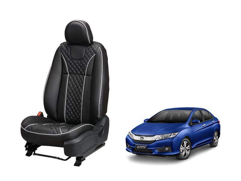 Honda City (2014) Art Leather Seat Cover - Moon Design