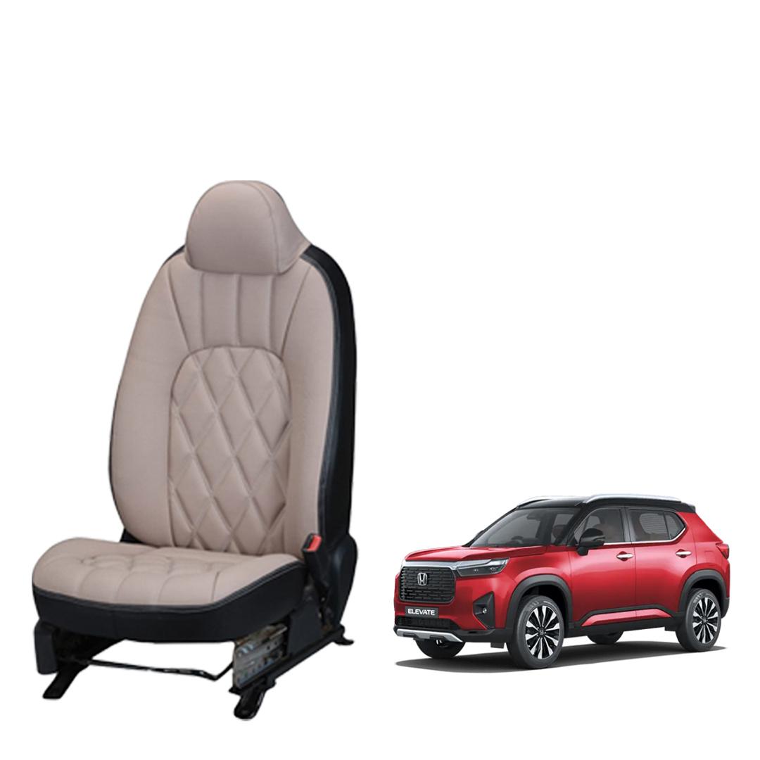 Honda Elevate Art Leather Seat Cover - Threading Design