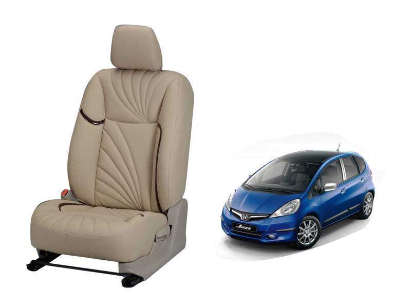 Honda Jazz Nappa Leather Seat Cover - Dove Design