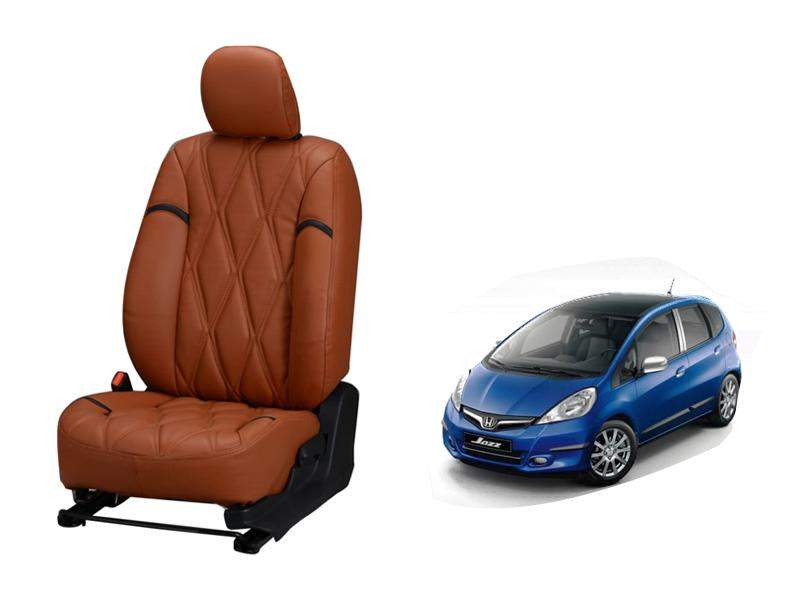 Honda Old Jazz Kite Series 3D Custom Nappa Leather Car Seat Covers