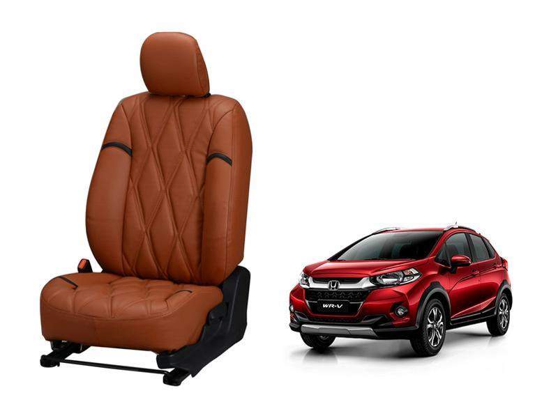 Honda WR-V Nappa Leather Seat Cover - Kite Design