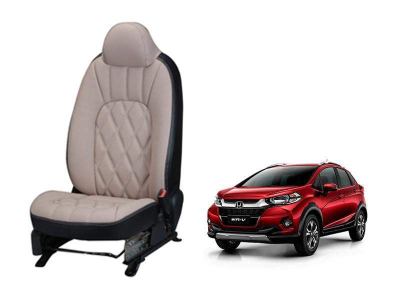 Honda WR-V Art Leather Seat Cover - Threading Design