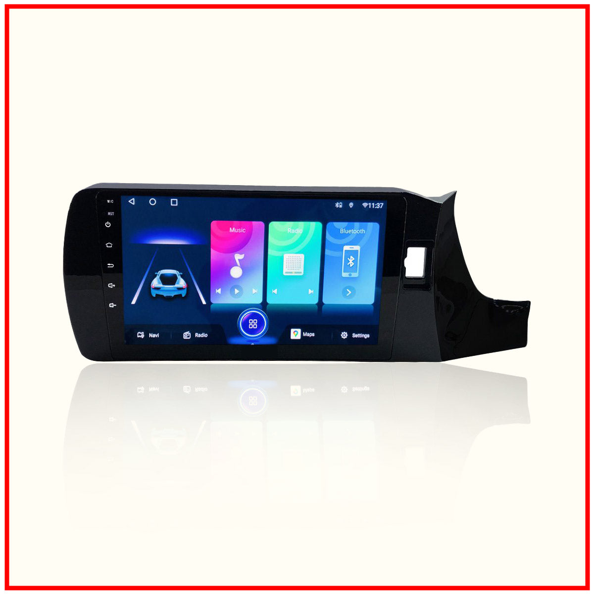 Honda Amaze 2018 android stereo frame 9 inch With Socket and Canbus