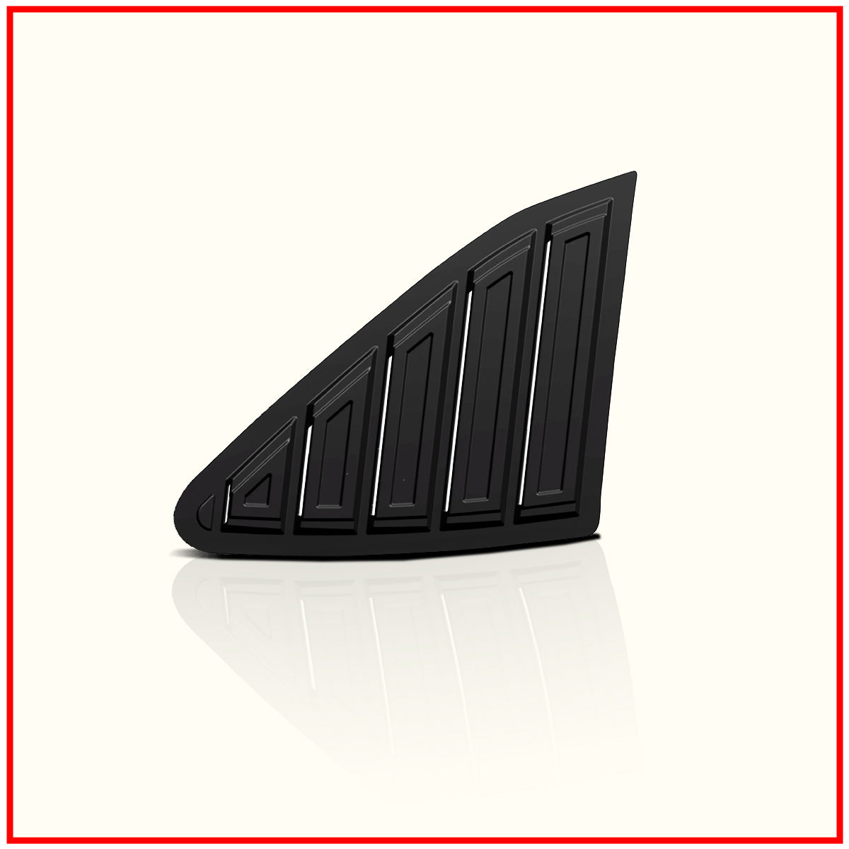 Hycross Rear Window Side Louvers || Carbon Fiber And Glossy Black Finish