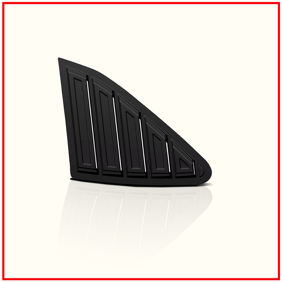 Hycross Rear Window Side Louvers || Carbon Fiber And Glossy Black Finish