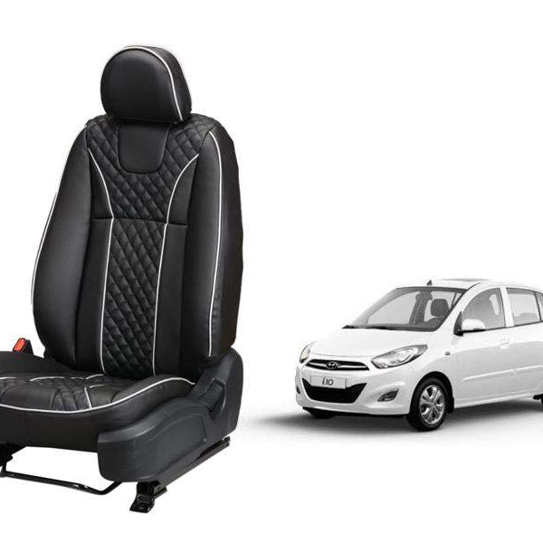 Hyundai i10 Art Leather Seat Cover Moon Design - Main Image