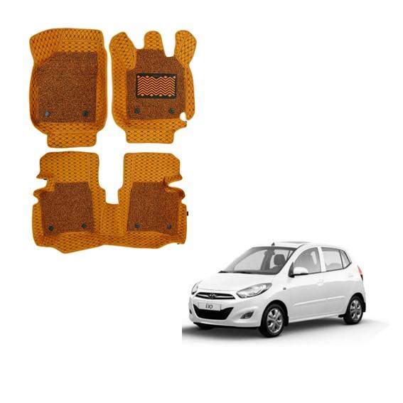 Hyundai i-10 Spacious 7D Mat Carpet - Tan Colour