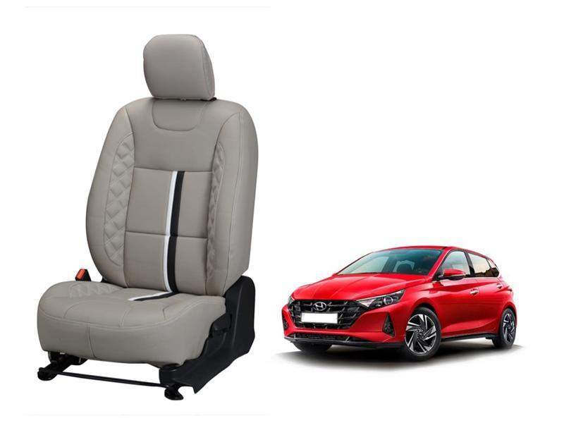 Hyundai i-20 (2020) Nappa Leather Seat Cover - Center Line Design