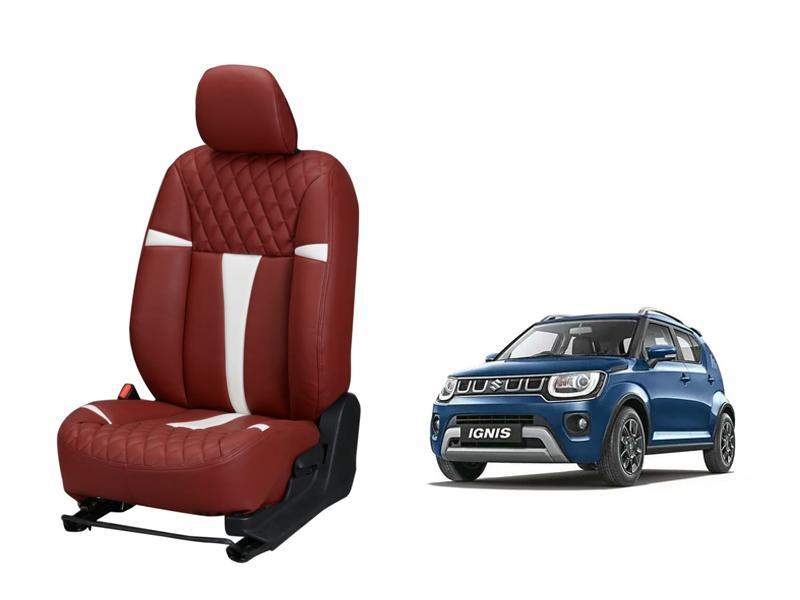 Maruti Ignis Racing series 3D Custom art leather car seat cover