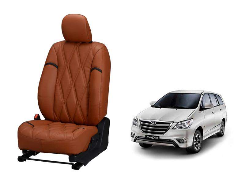 Toyota Innova Kite Series 3D Custom Nappa Leather Car Seat Covers