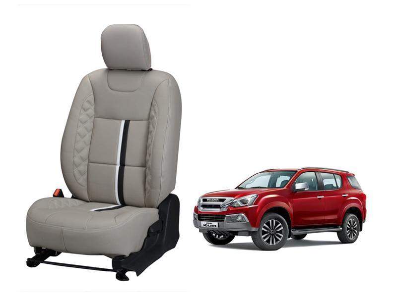 Isuzu MU-X Nappa Leather Seat Cover - Trace Design