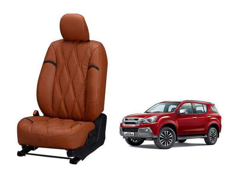 Isuzu MU-X Nappa Leather Seat Cover - Kite Design