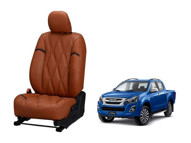 Isuzu D-Max Nappa Leather Seat Cover - Kite Design | DriveStylish