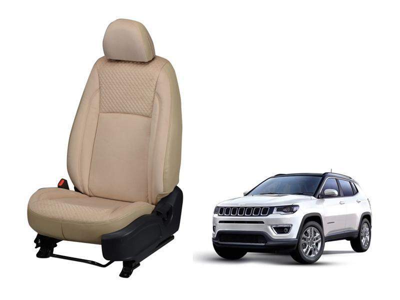 Jeep Compass Full Bucket Seat Cover - Velvet Series