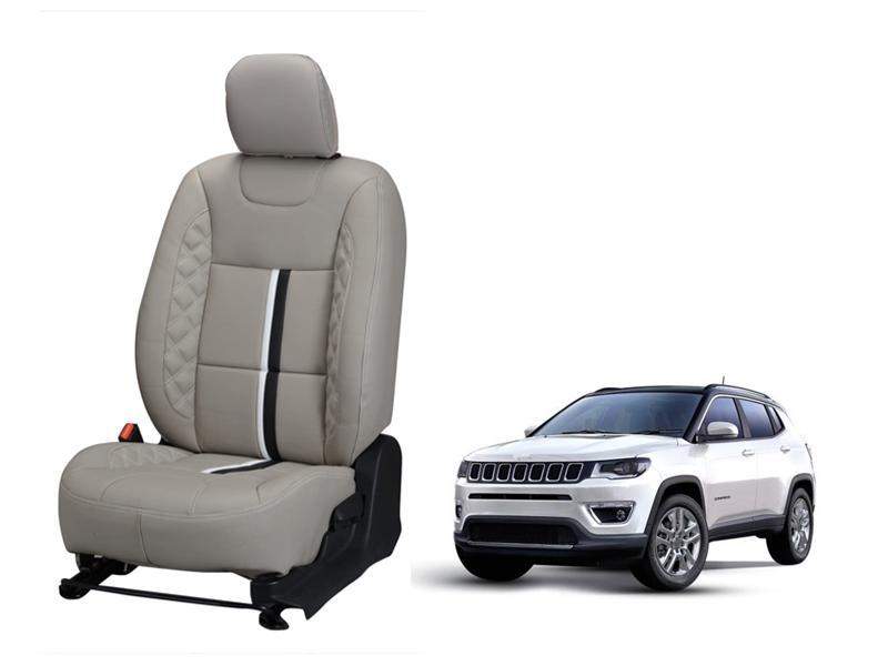 Jeep Compass Nappa Leather Seat Cover - Center Line Design