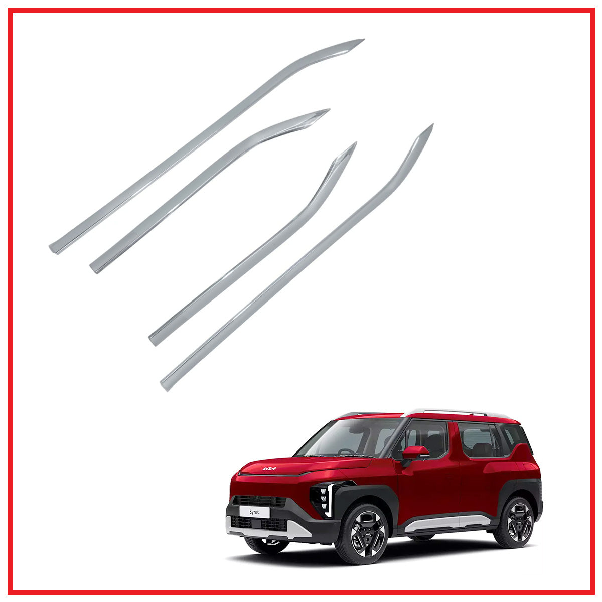Kia Syros Side Beading Full Chrome Stylish And Protective