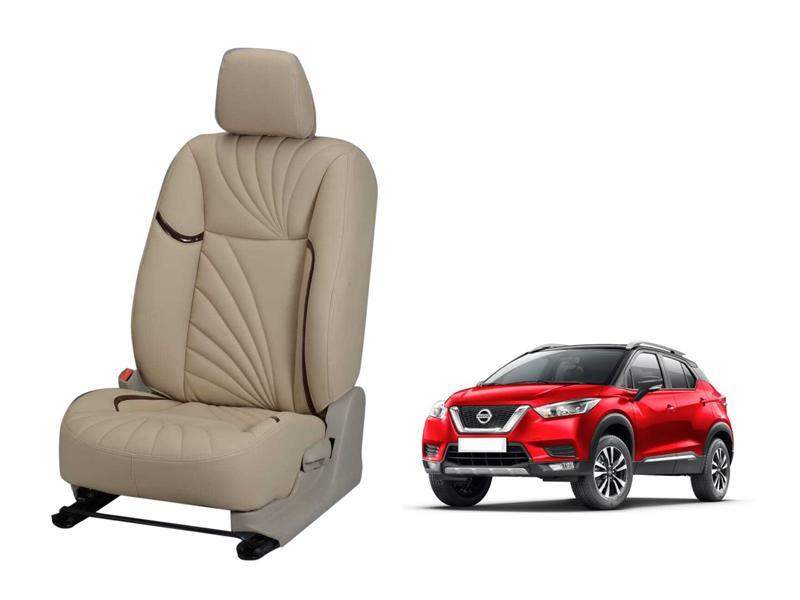 Nissan Kicks Dove Series 3D Custom Nappa Leather Car Seat Covers