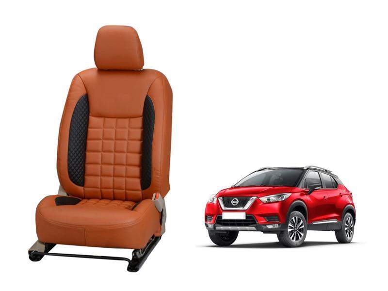 Nissan Kicks Prism Series 3D Custom Nappa Leather Car Seat Covers