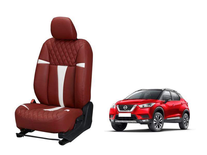 Nissan Kicks Racing series 3D Custom art leather car seat covers