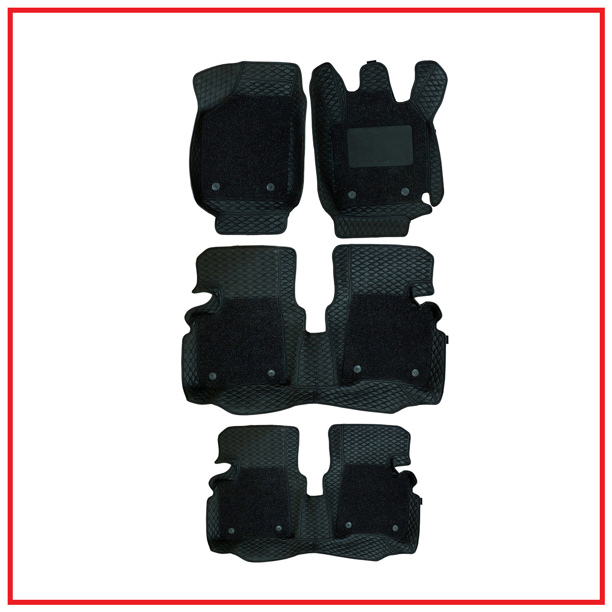 Land Rover Defender 7d Floor Premium Foot Mats