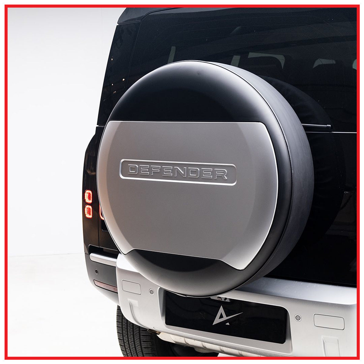 Land Rover Defender Stepney Cover Black || Black and White || Balck and Silver