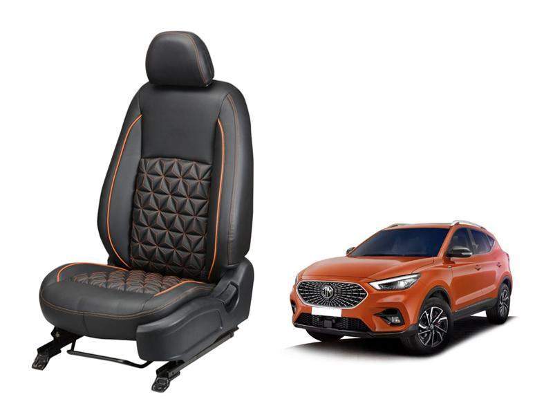 MG Astor Diamond Series 3D Custom Nappa Leather Car Seat Covers