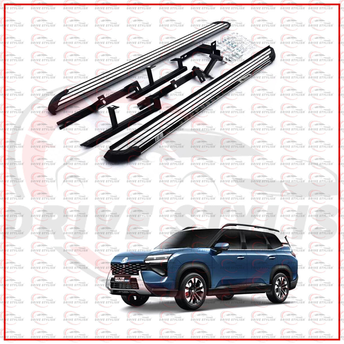 MG Hector Tomahawk Side Steppers Opal Design